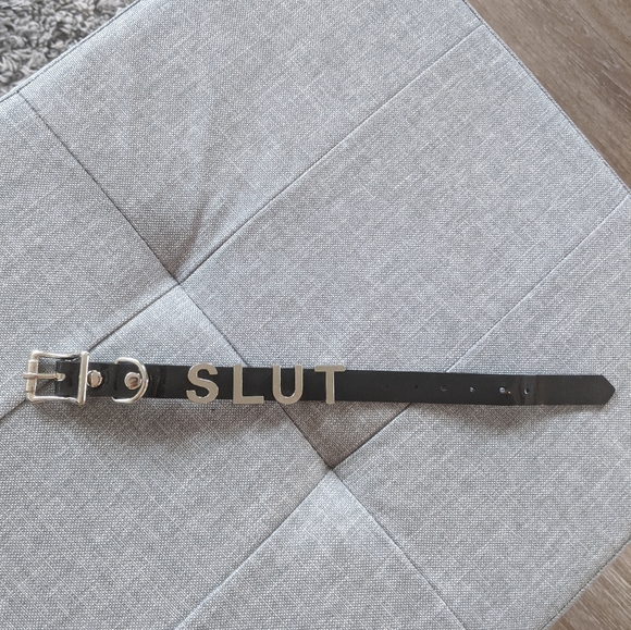 Dolls Kill Jewelry - Patent collar style bracelet NWOT